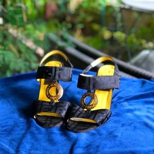 Fendi heals, very light shoe